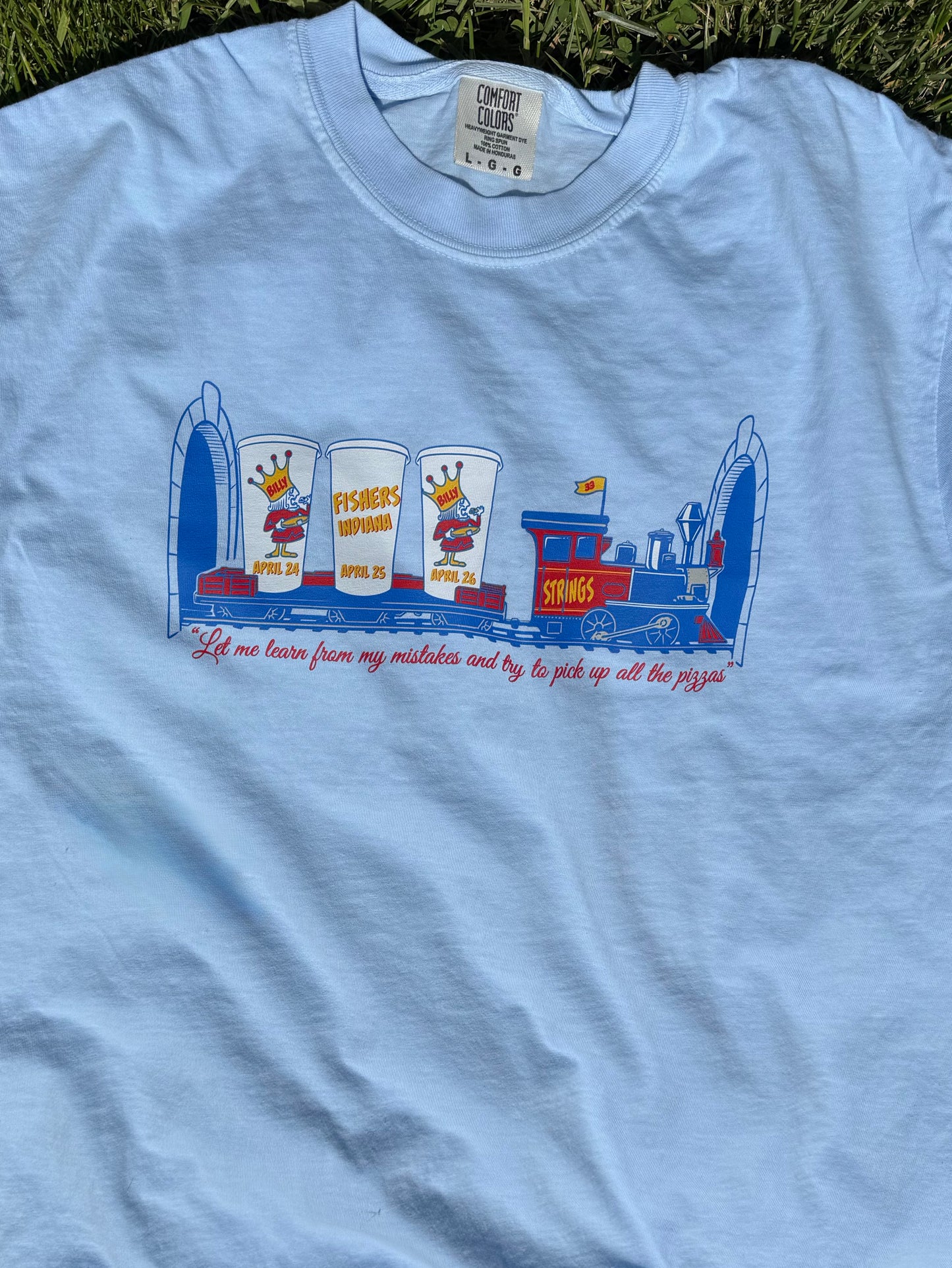 Pizza Strings - comfort colors t-shirt