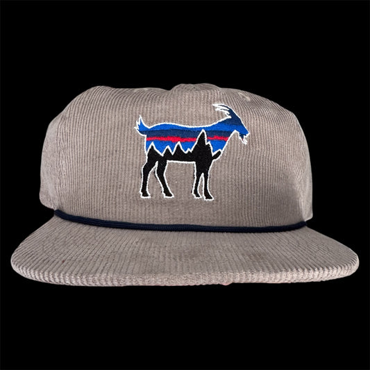 Grey with Blue Rope - Patagoatia Corduroy Hat