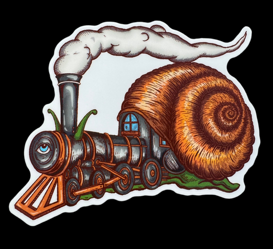 Slow Train - sticker