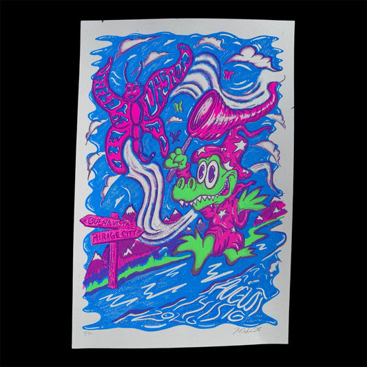 Field of Vision - screenprinted poster