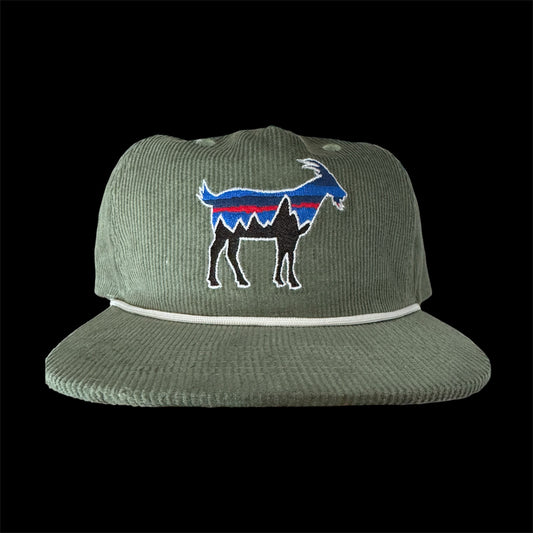Moss with White Rope - Patagoatia Corduroy Hat (Copy)