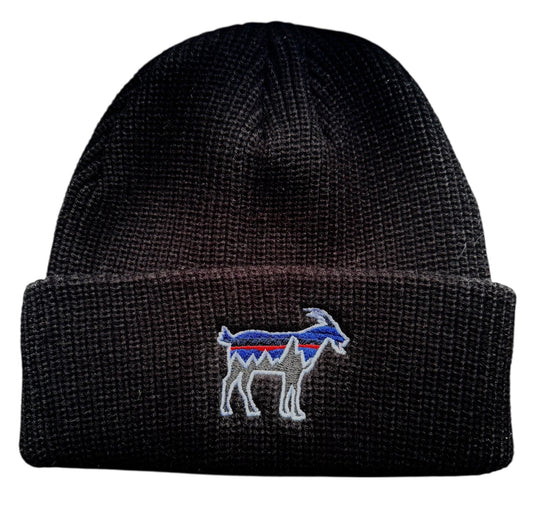 Black - Patagoatia Beanie Hat