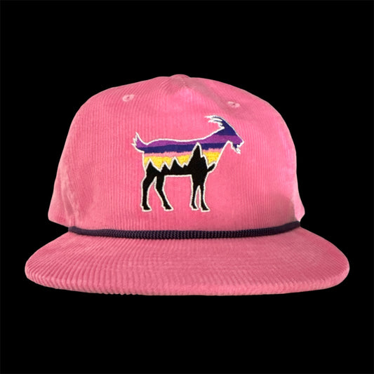 Pink with Purple Rope - Patagoatia Corduroy Hat