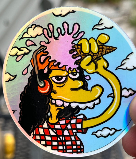 Crazy Otto ‘72  - holographic sticker