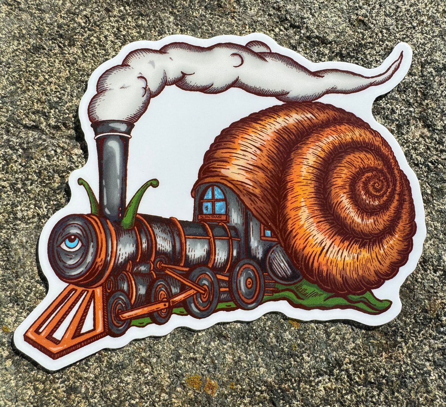 Slow Train - sticker