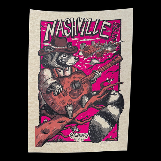 Nashville Strings ‘26 - screenprinted poster