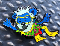 Dark Blue Scuba Bear