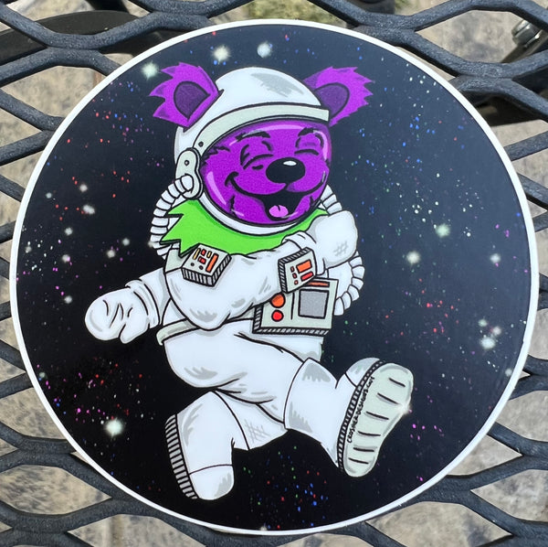 Space Bear - vinyl  sticker
