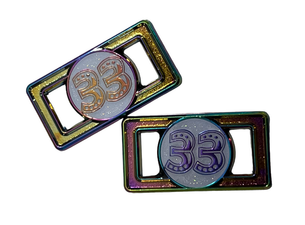 Rainbow Opal - Billy Strings 33 Shoe Bling
