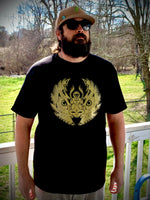 Gold Scarab on Black - Grateful Dead Shirt