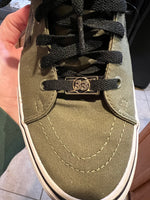 White/Black (PAIR)- Billy Strings 33 Shoe Bling