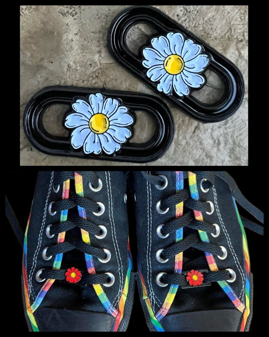 White Daisy - Shoe Bling